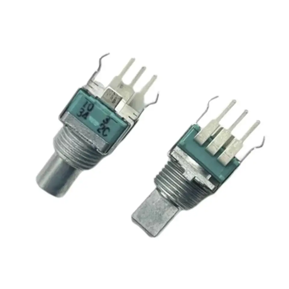 7777  Japanese Original ALPS Precision Potentiometer RK09L1140C3L Single Piece with 13mm Handle Length No Midpoint Resistance