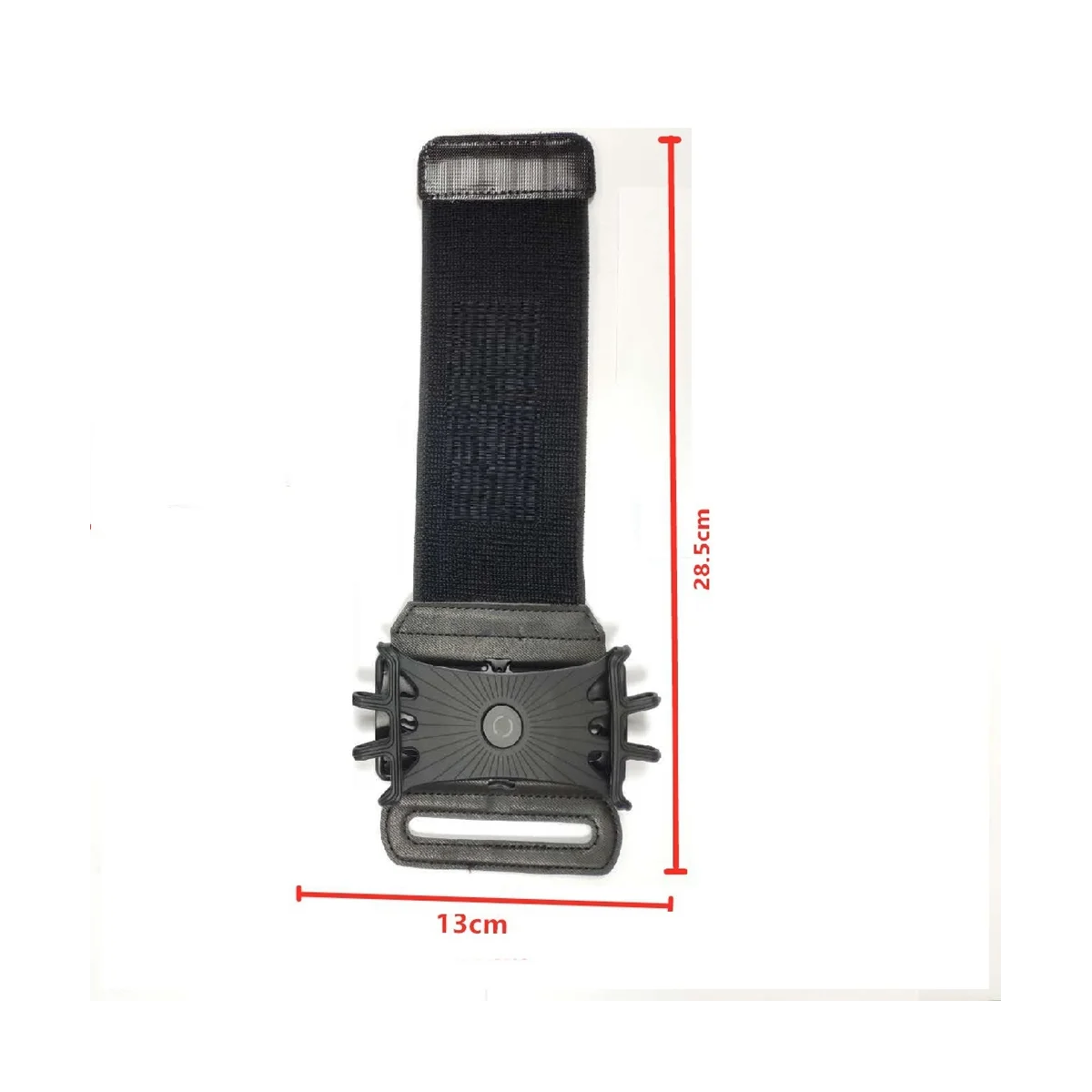 Bolsa de teléfono de muñeca para deportes al aire libre, brazalete de teléfono giratorio extraíble, muñequera para Fitness, correr, ciclismo