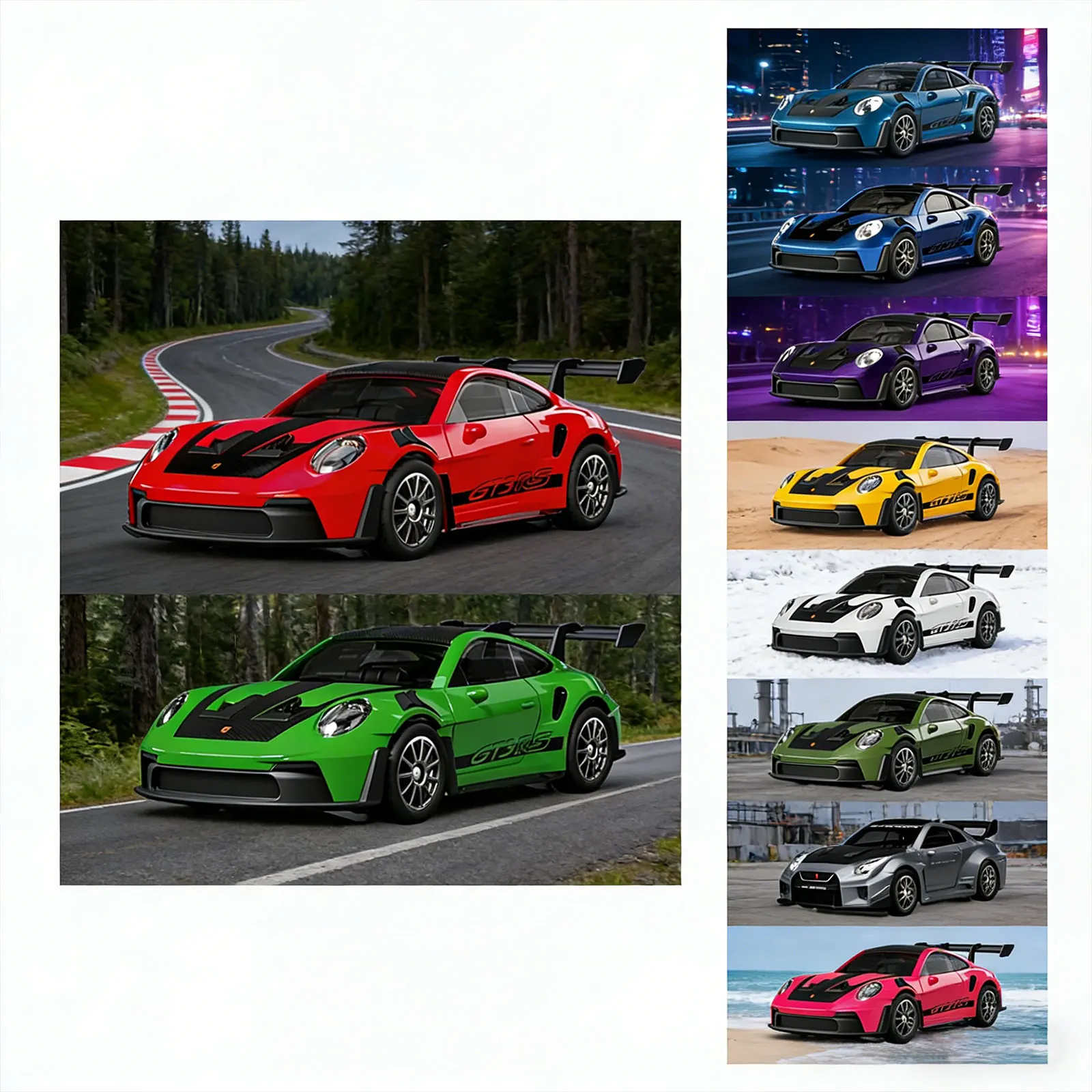 

1:43 4WD RC Drift Car Professional Remote Control Car with ESP Gyroscope Full Proportional Control Metal Body RC Vehicle Toy