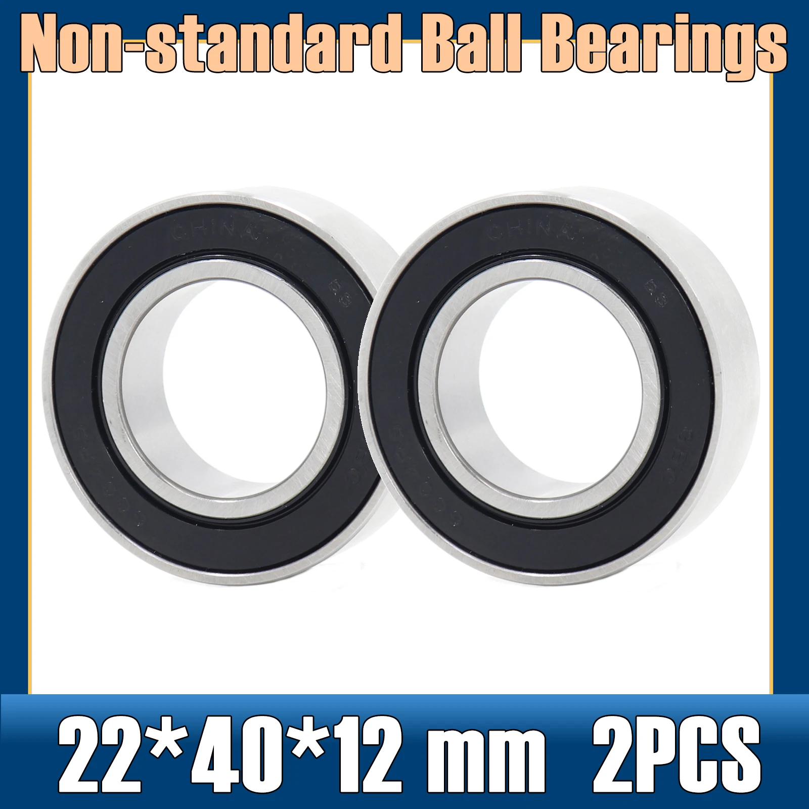 6203 Bearing 224012 Non-standard Ball Bearings ( 2 PCS ) 22*40*12 mm 6203/22 Inner Diameter 22mm