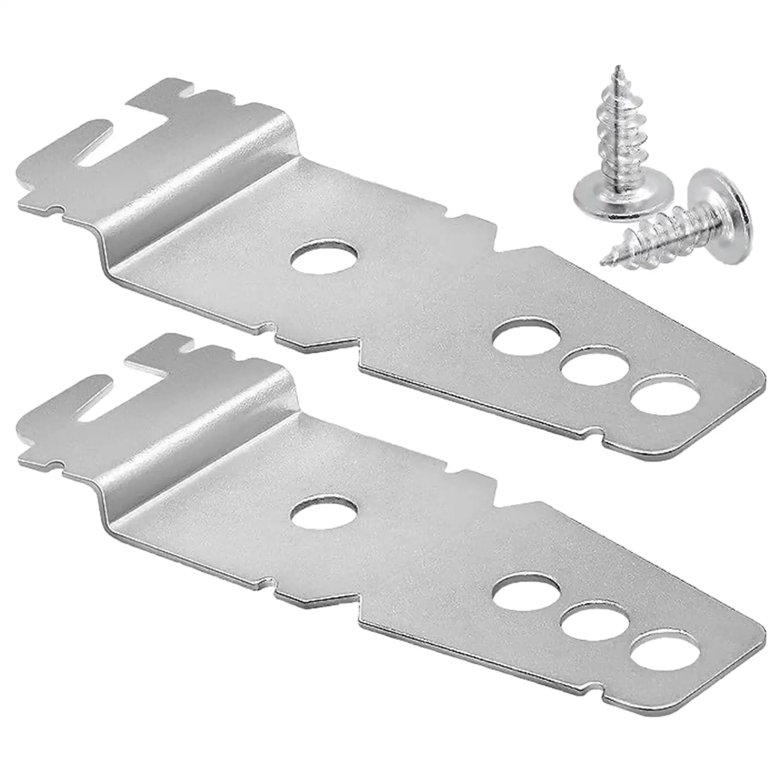 2 Pieces 8269145 Dishwasher Mounting Bracket Easy to Replace Durable with Screws Replacements for PS393134 WP8269145 AP3039168