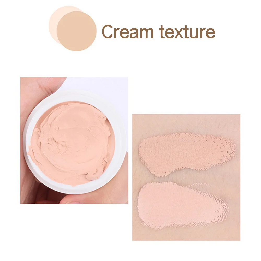 Crema correctora de cobertura completa, corrector de tono de piel que ilumina el acné y las pecas