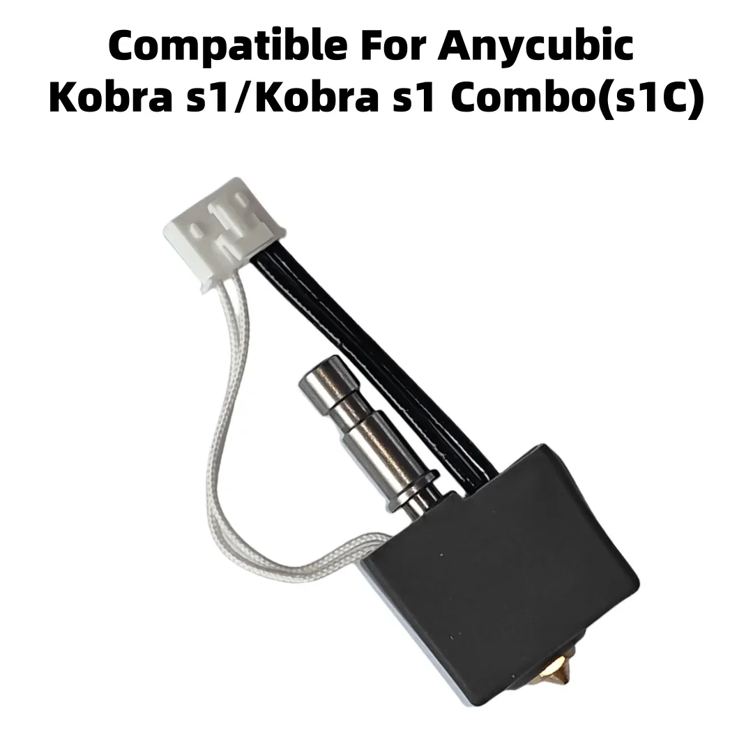 

Комплект Hotend для Anycubic Kobra S1/S1 Combo, комплект Hot End для Kobra S1, латунная насадка из закаленной стали, печатающая головка, сменные детали
