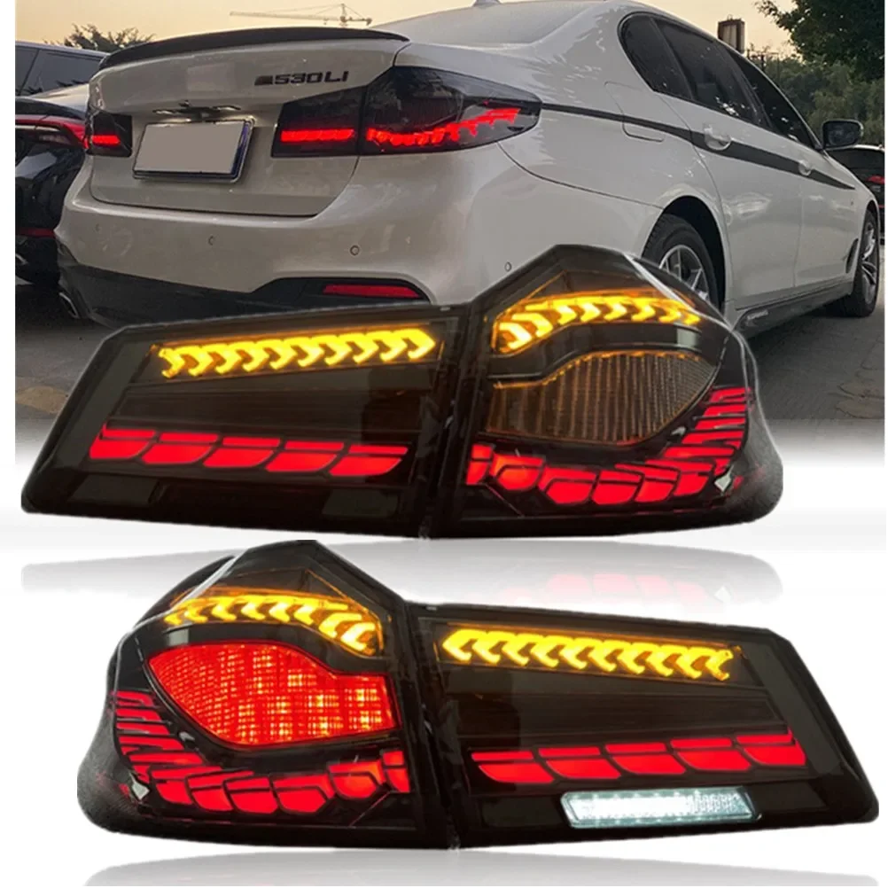 ل 2017-2022 BMW جديد 5 سلسلة G38 مجموعة المصابيح الخلفية G30 مع مقياس Donglong LED مصباح إشارة الانعطاف المتدفق