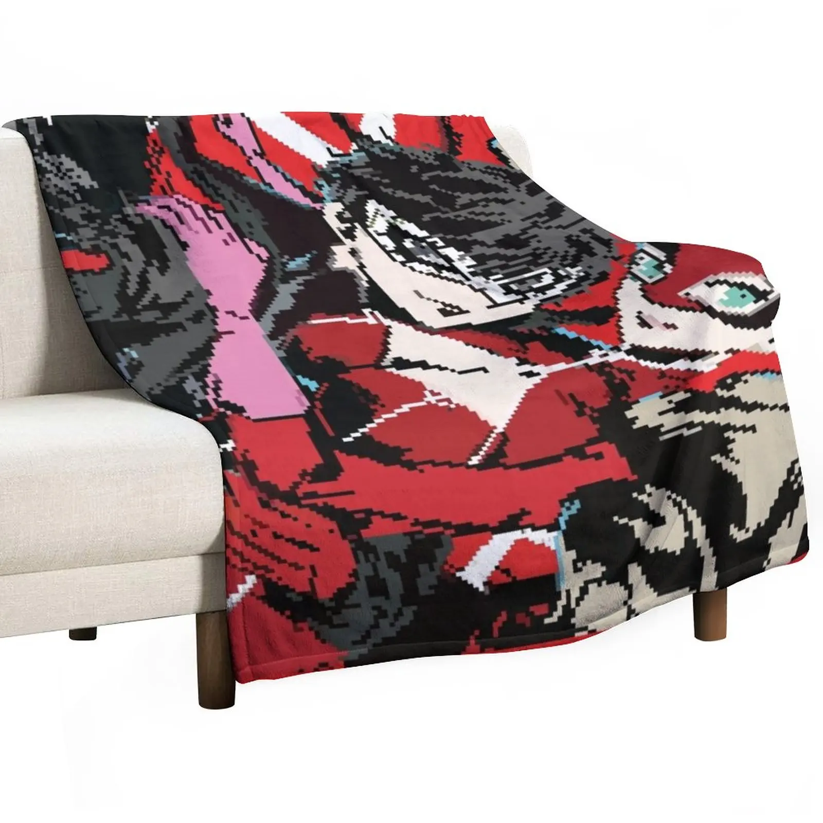 

Persona 5 pixel Throw Blanket Sofa Blanket Thermal Blankets For Travel For Sofa Thin