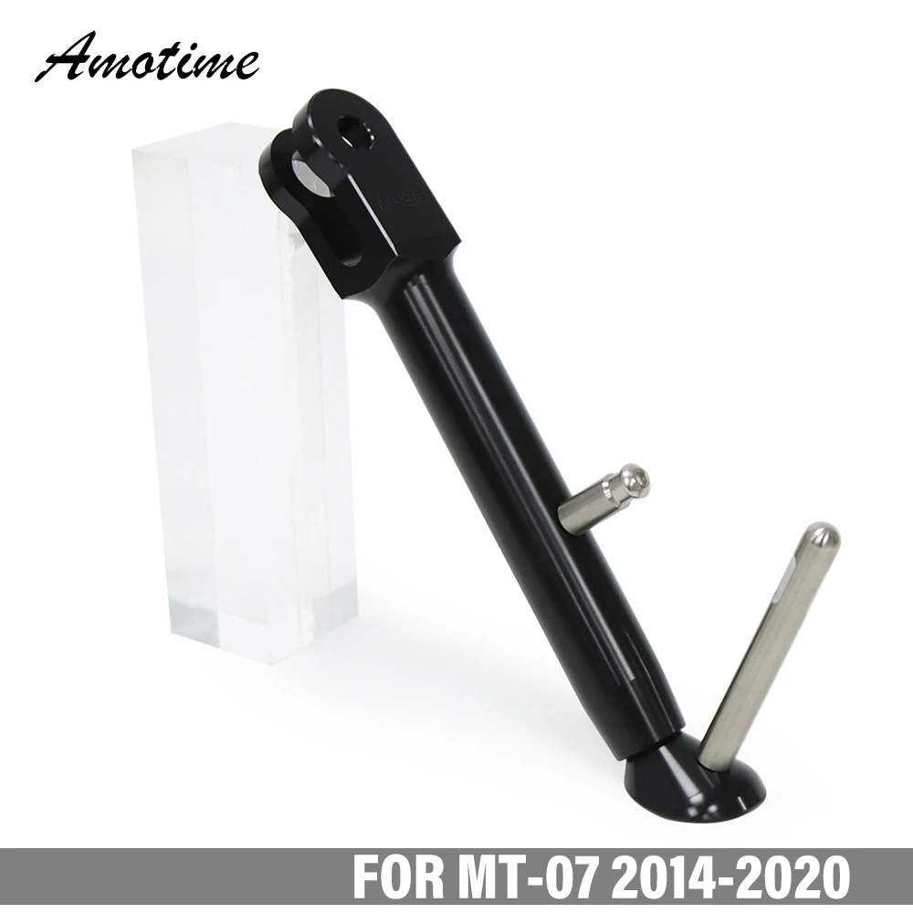 For Yamaha MT-07 FZ-07 MT07 FZ07 2014 2015 2016 2017 2018 2019 2020 Adjustable Kickstand Foot Side stand Support