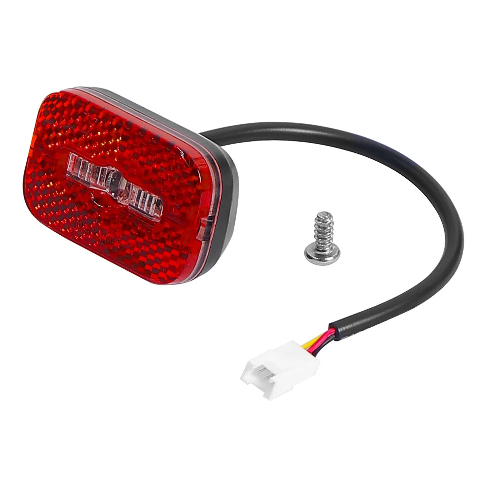 LED Rear Tail Light Nighttime Brake Lamp For NIU KQi3 High Visibility Red ABS Waterproof Accessory For Electric Scooter Parts