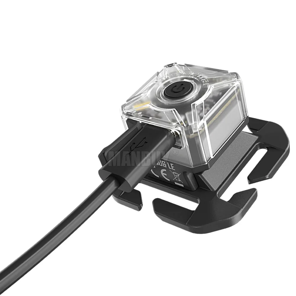 

Оригинальный перезаряжаемый USB-налобный фонарь Nitecore NU06LE, мини-сигнальный светильник, красный, зеленый, синий, белый, 4 светодиода, 9 режимов, встроенный литий-ионный аккумулятор