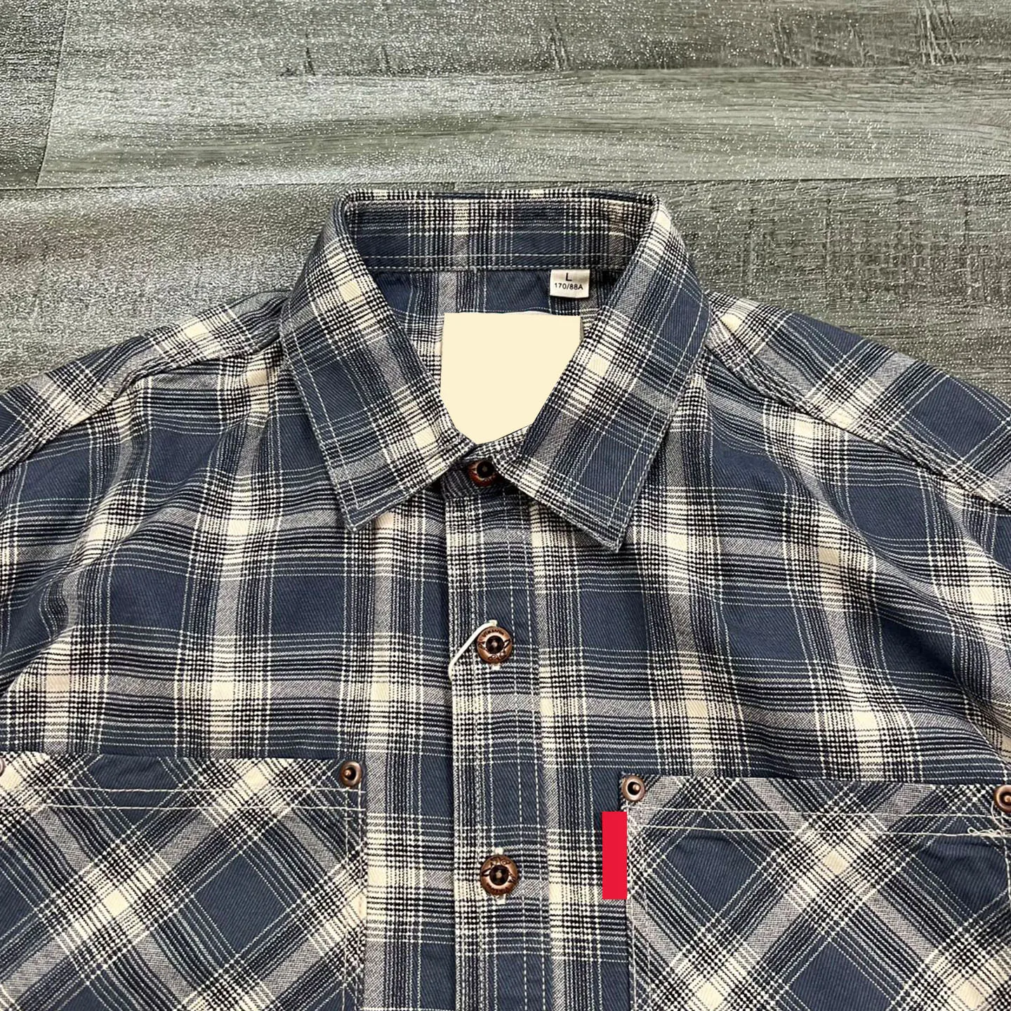Men's Casual Plaid Long Sleeve Shirt Coat with Pocket Autumn Fashion 2026 New Arrival Vintage Workwear Style Loose Fit
