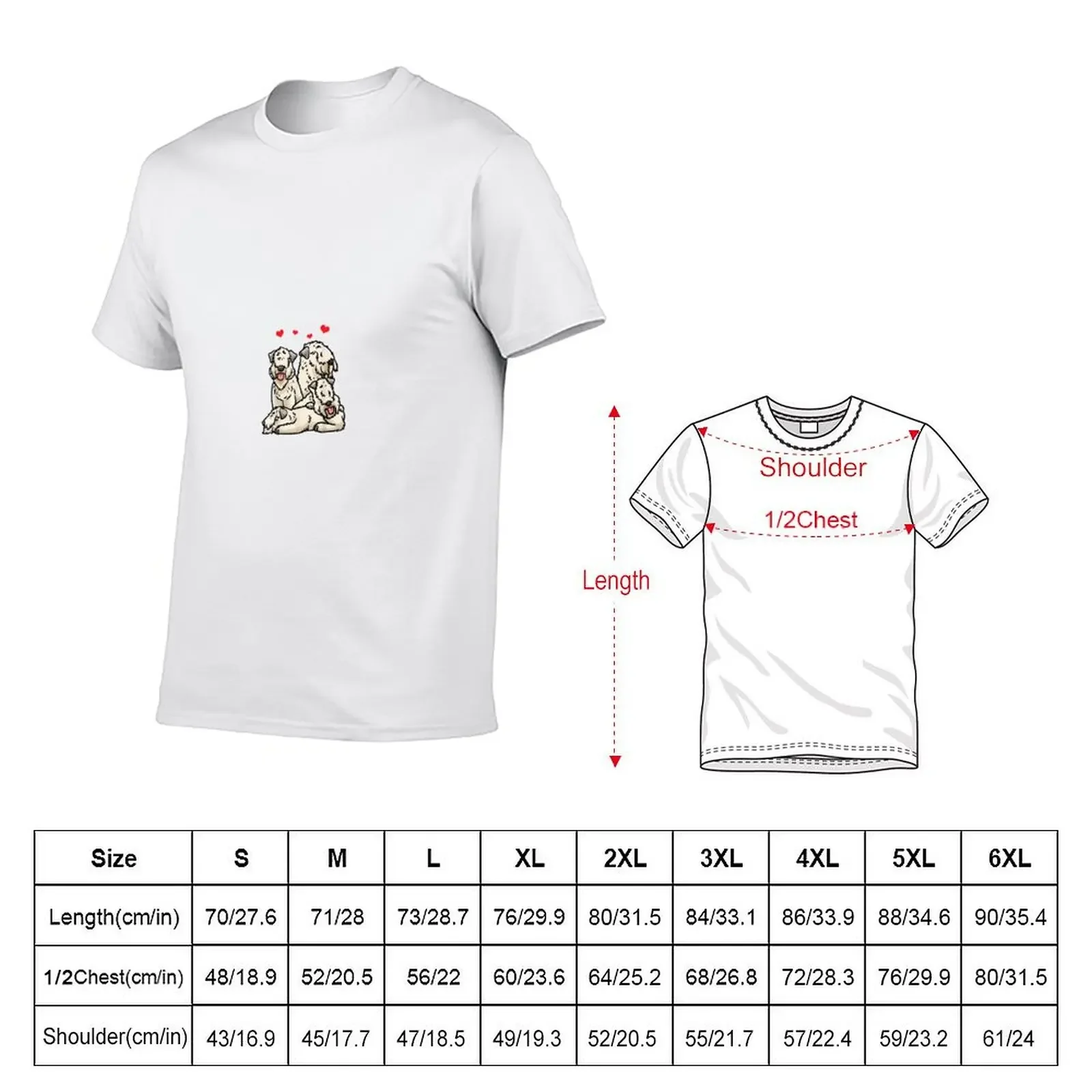 Soft Coated Wheaten Terrier Dog T-Shirt Aesthetic clothing oversized t shirt custom t-shirts mens t shirts casual stylish