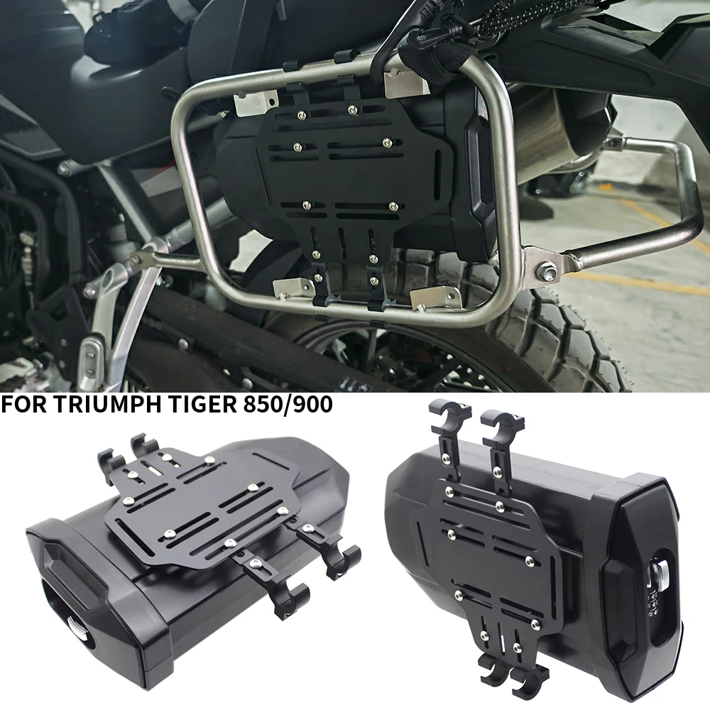 FÜR TIGER 850 900 TIGER 850 NEUER seitlicher Werkzeugkasten Werkzeugkasten Wasserdichter seitlicher dekorativer Werkzeugkasten Seiten-Erste-Hilfe-/Abbau-Kit Werkzeugkasten