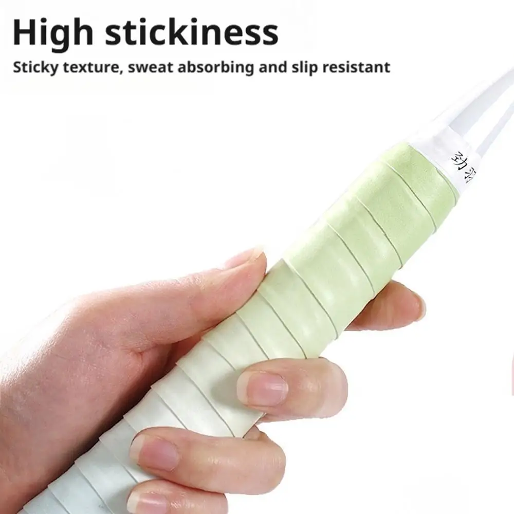 

1Pcs Badminton Racket Handle Sweatband Grip Gradient Pro Overgrip Non-Slip Absorbent Racket Grip Rubber Winding Tape