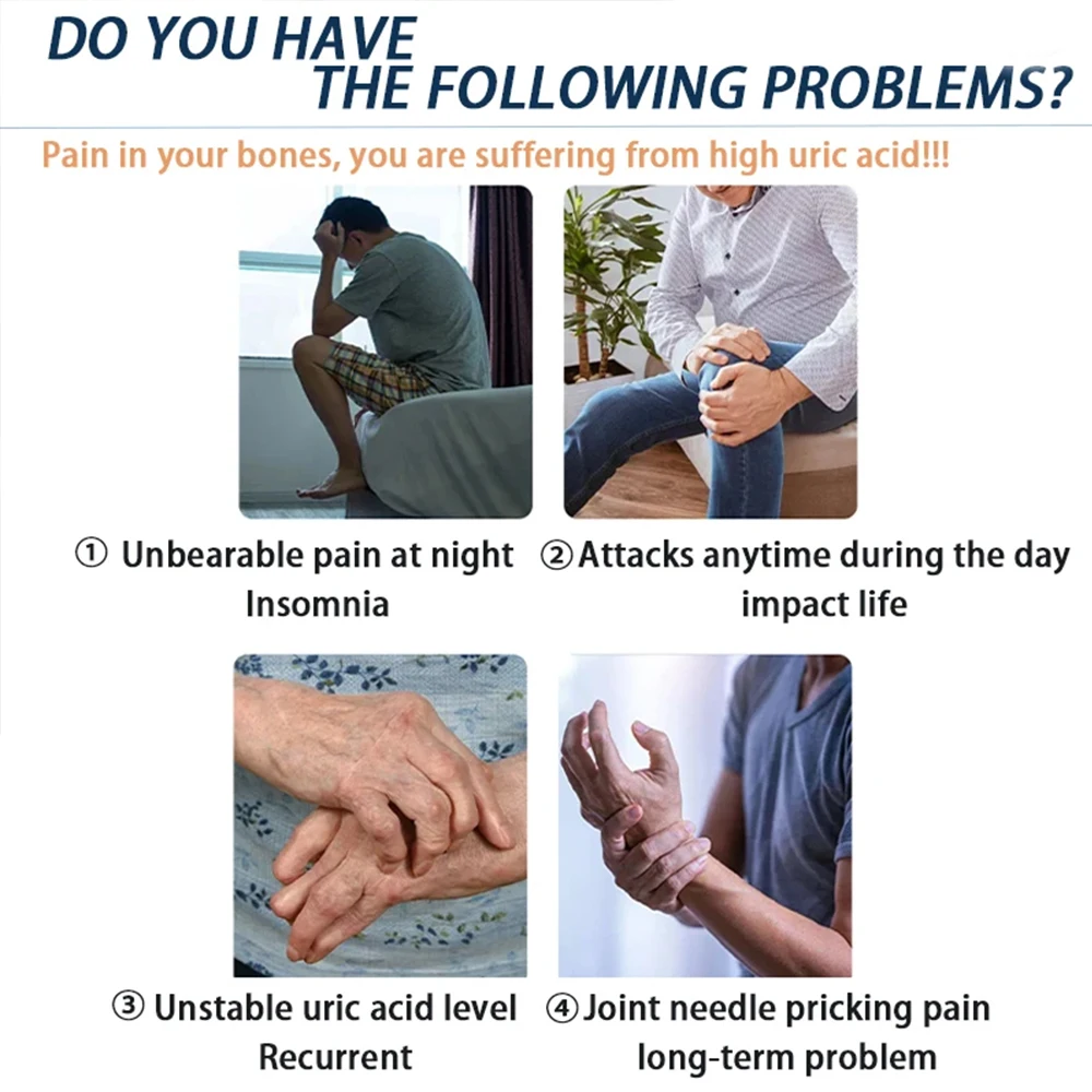 كبسولات إزالة السموم لتنظيف حمض اليوريك - مكمل غذائي يومي يساعد على توازن الكلى وتعزيز المسالك البولية