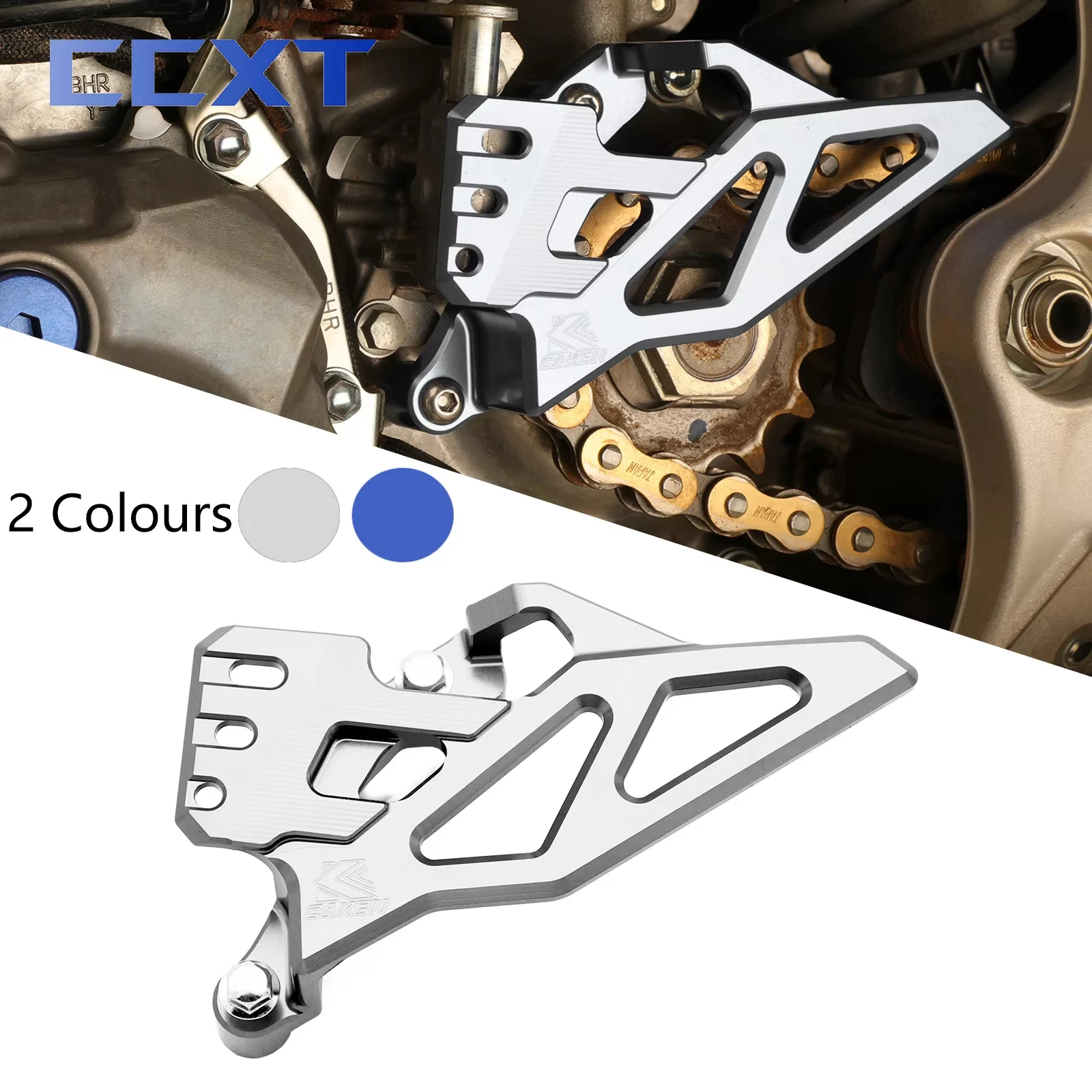 

Крышка передней звездочки мотоцикла, защита цепи для Yamaha YZ450F 2023 WR450F 2024 YZ450F 50TH 2024 YZ450FX 2024, универсальная