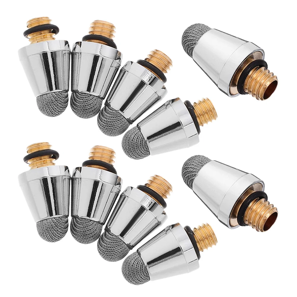 

10 шт., емкостный наконечник для ручки, совместимые с несколькими устройствами, сменные наконечники для стилуса для творческих профессионалов и студентов на телефоне, планшете