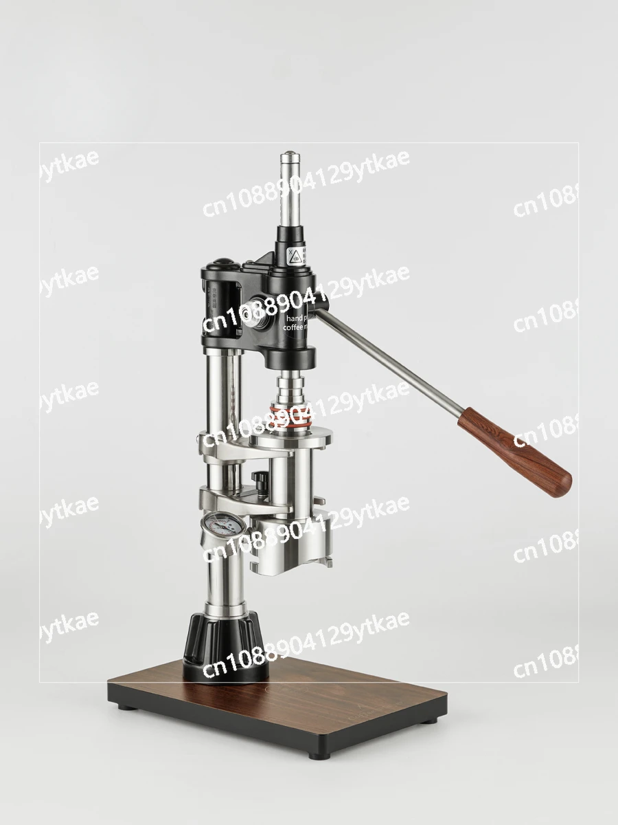 Hand press coffee machine, manual espresso machine, household outdoor vacuum pressure swing rod coffee machine