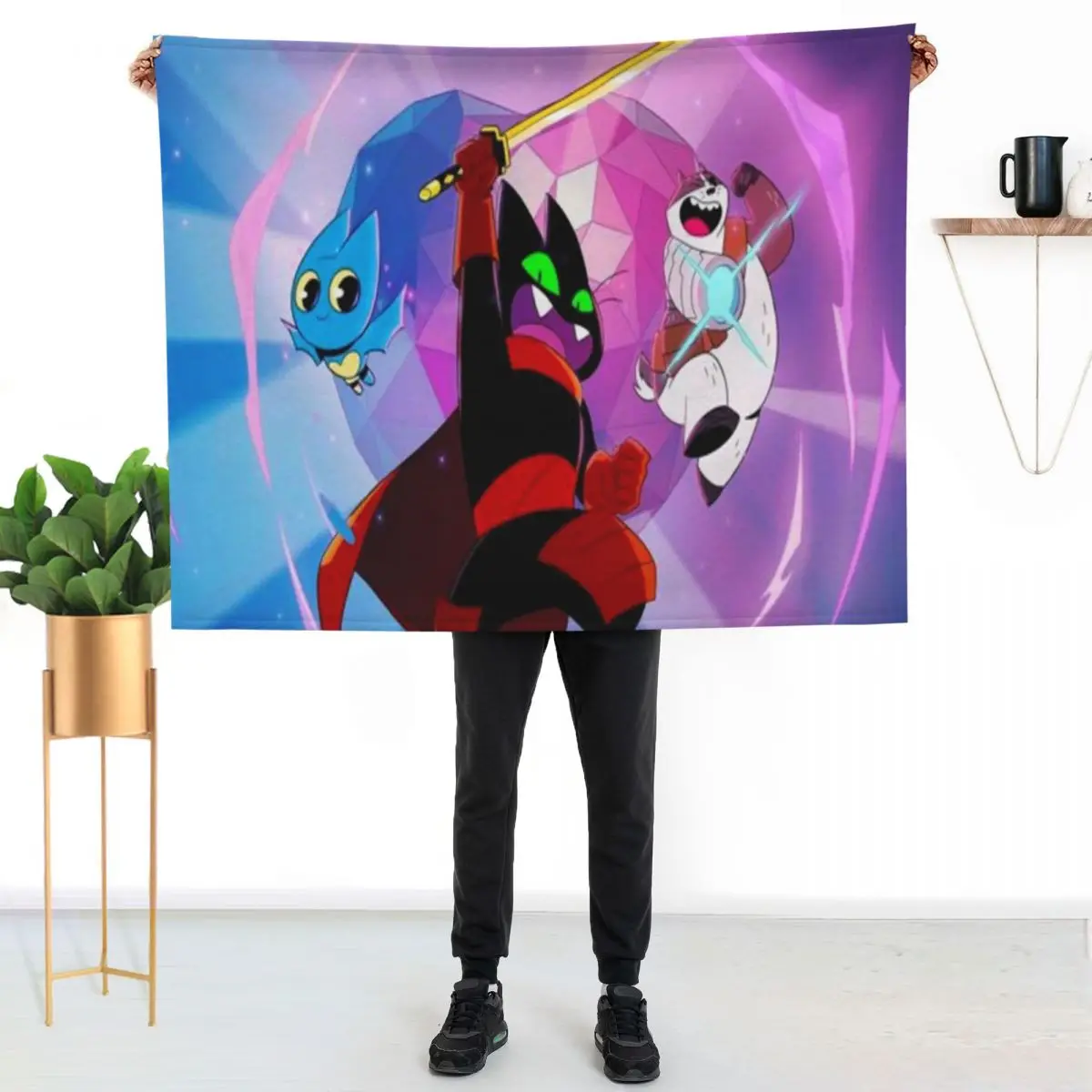 Mao Mao, Heroes of Pure Heart Throw Blanket Portable Lightweight Blanket for Travel Camping