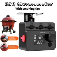 Wireless Bluetooth Meat Thermometer PID BBQ Fan Controller Temperature Control Probe for Smoker Kamado Oven