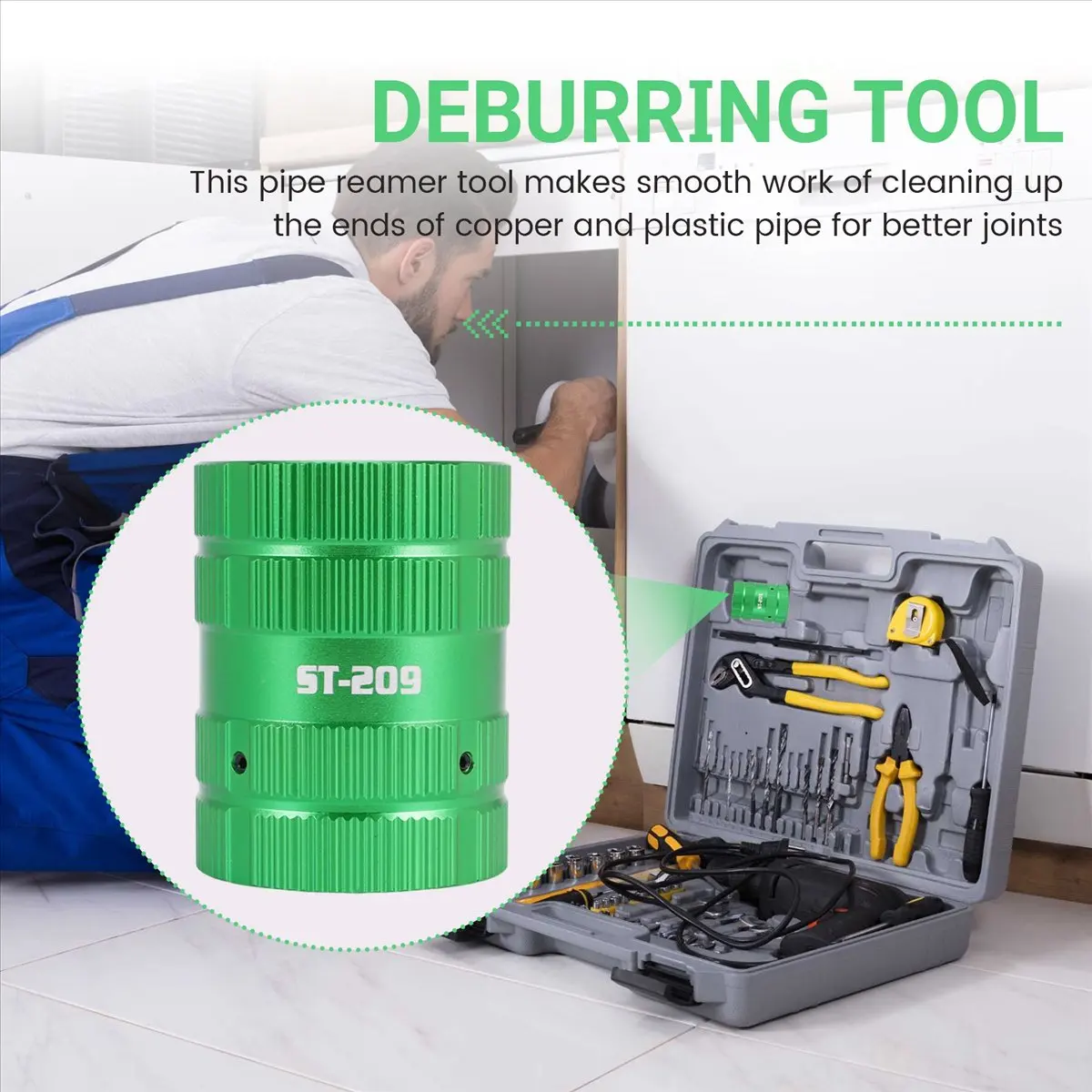 

Инструмент для разглаживания труб REST [Эффективный помощник сантехников] – Инструмент для удаления заусенцев с медных и ПВХ труб, очиститель для труб и трубок