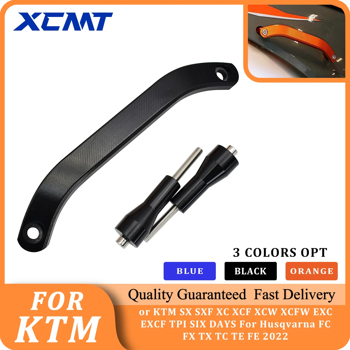 Rear Seat Grab Handle Motorcycle CNC Rail Handle Handrail For KTM EXC EXCF SIX DAYS 125-450 SX SXF XC XCF XCW TPI 2019 2020 2022