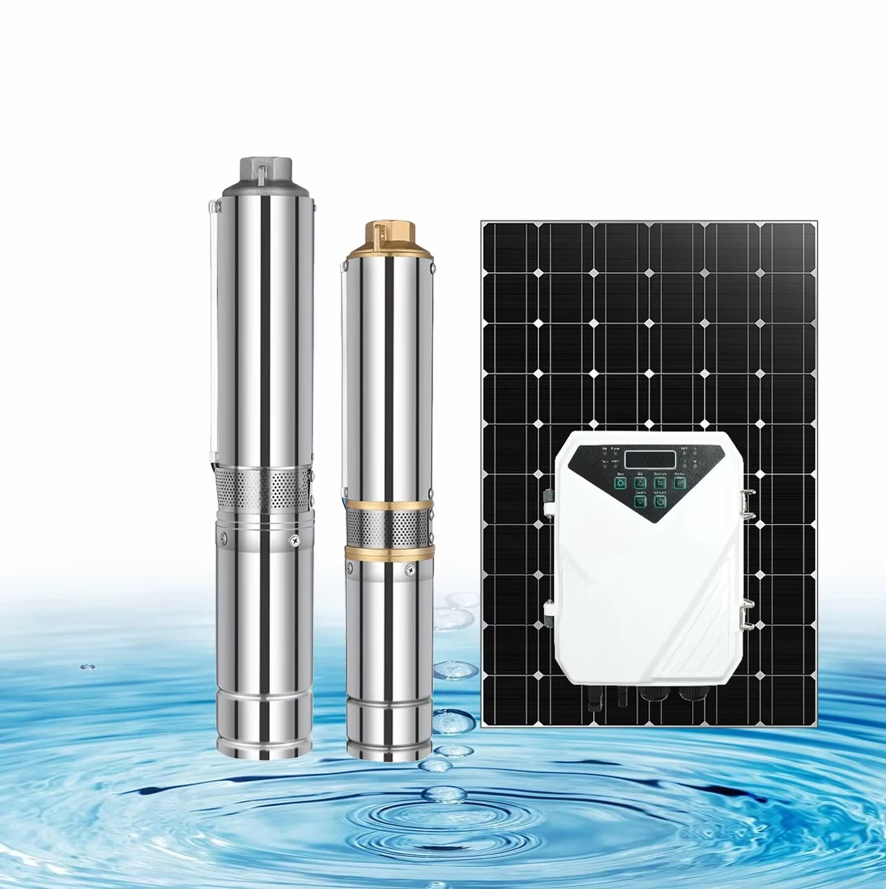 2hp Solar Water Pump Livestock Submersible Solar Pump 100m