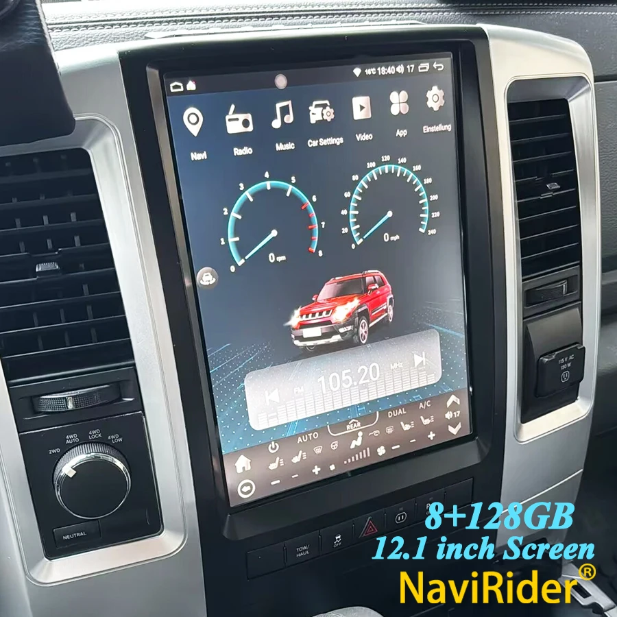 

12.1" TOUCH Screen Android Carplay For Dodge Ram 2009 2012 GPS Car Radio Multimedia Video Player Stereo GPS Navigation Head Unit