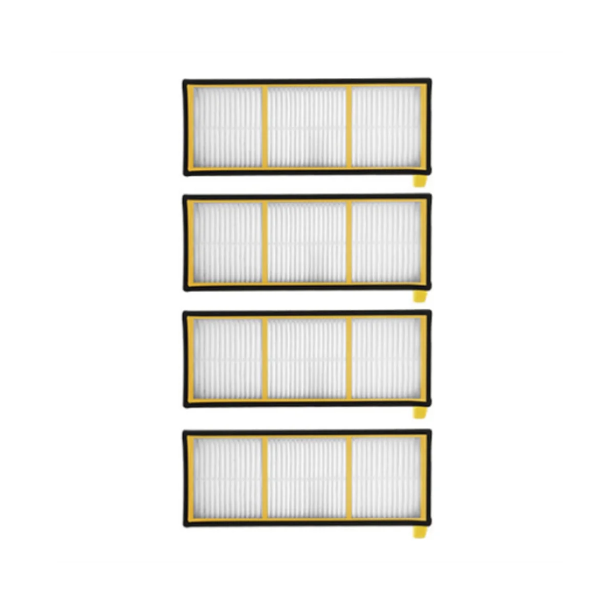 4 Pcs for RV700 RV720 RV750 RV755 Robot Vacuum Cleaner Kit Hepa Filter