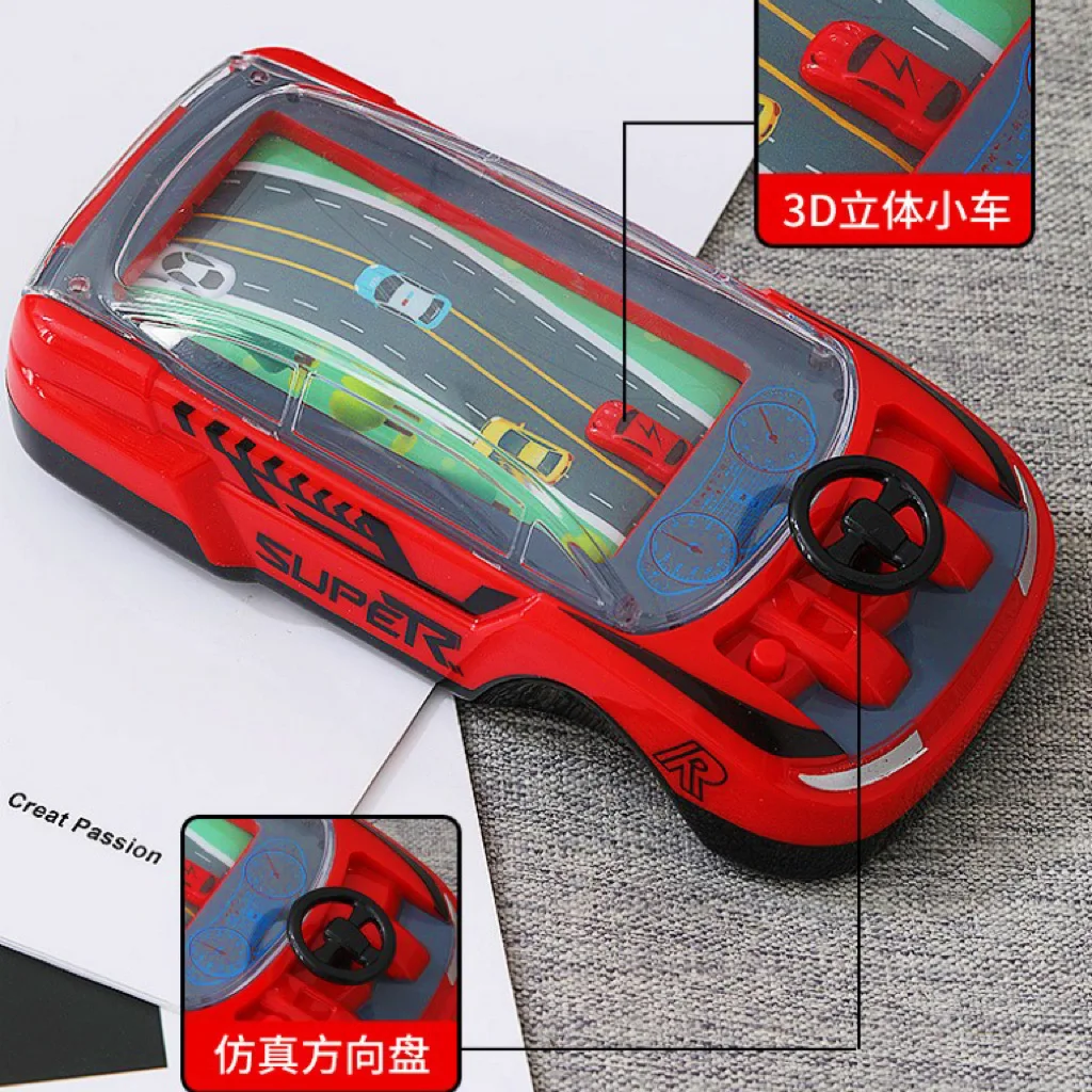 Kids Racing Adventure: Boys and Girls Simulate Driving on Their Palms