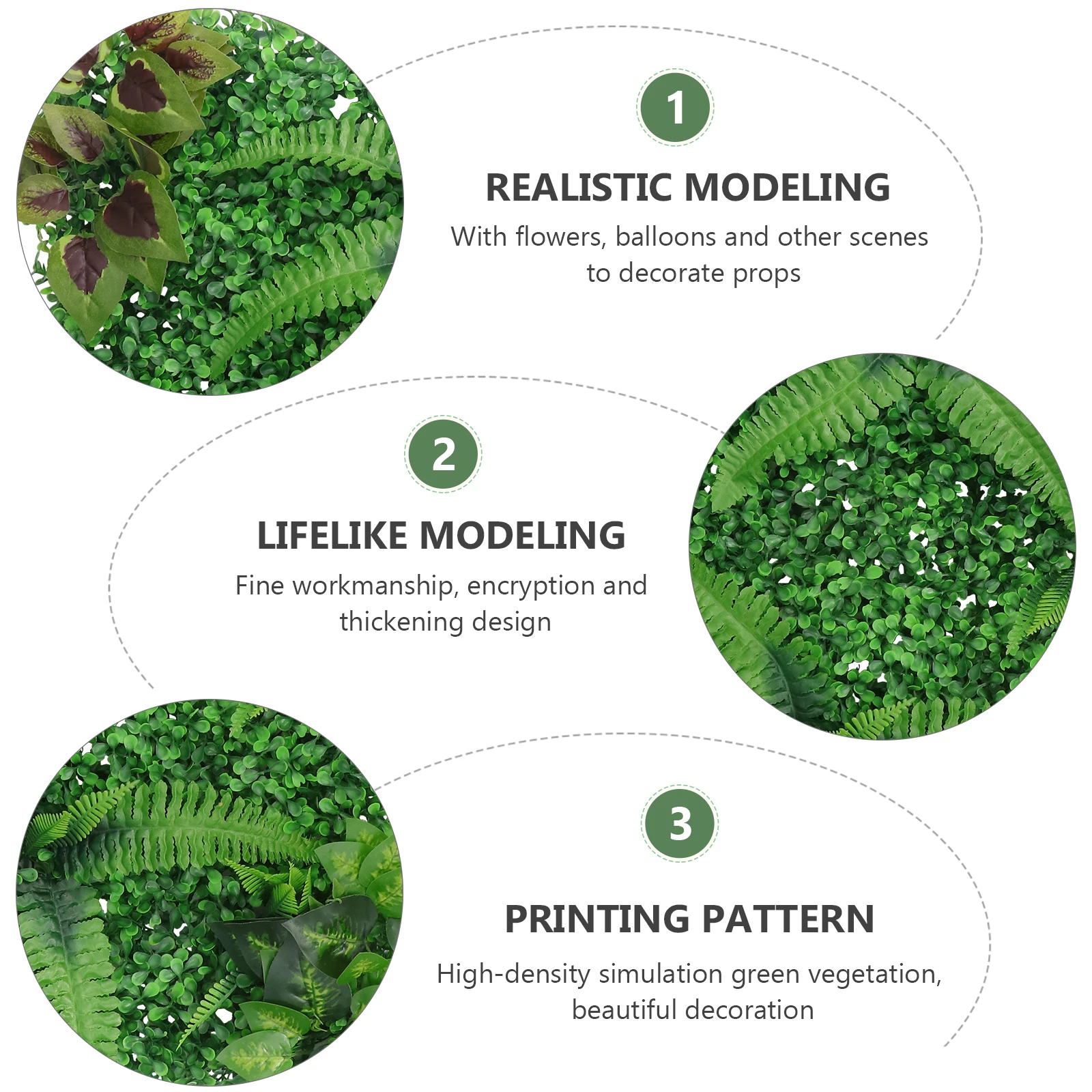 

Premium Artificial Plant Vines Decorative Green Wall Indoor Outdoor Faux Greenery Easy Install Simulated Green Wall Household