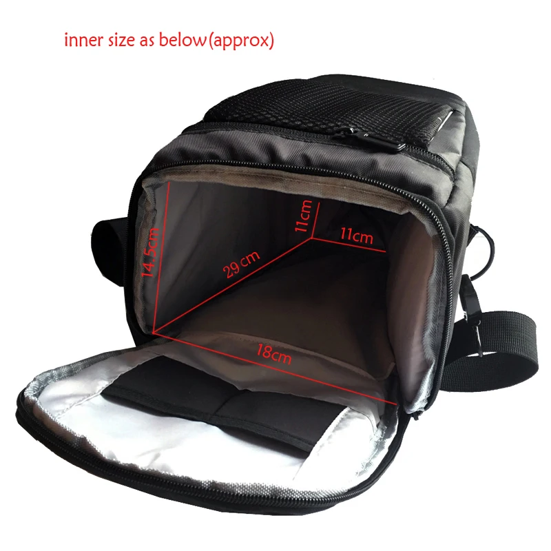 portable Camera Bag Case pouch For Canon EOS 5D4 5DIV 5D III 5DSR 5DII 6D Markii 6D2 7D with 70-200mm 70-300 lens shoulder bag