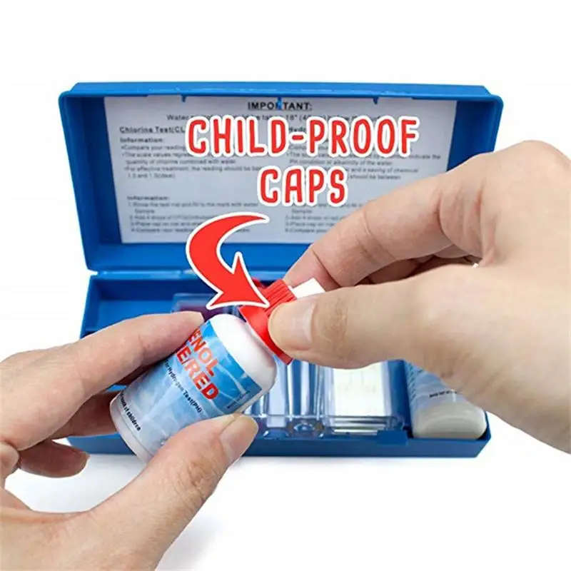 PH Chlorine Water Quality Test Kit High-Precision swimming pool practical residual chlorine dpd water quality testing reagent