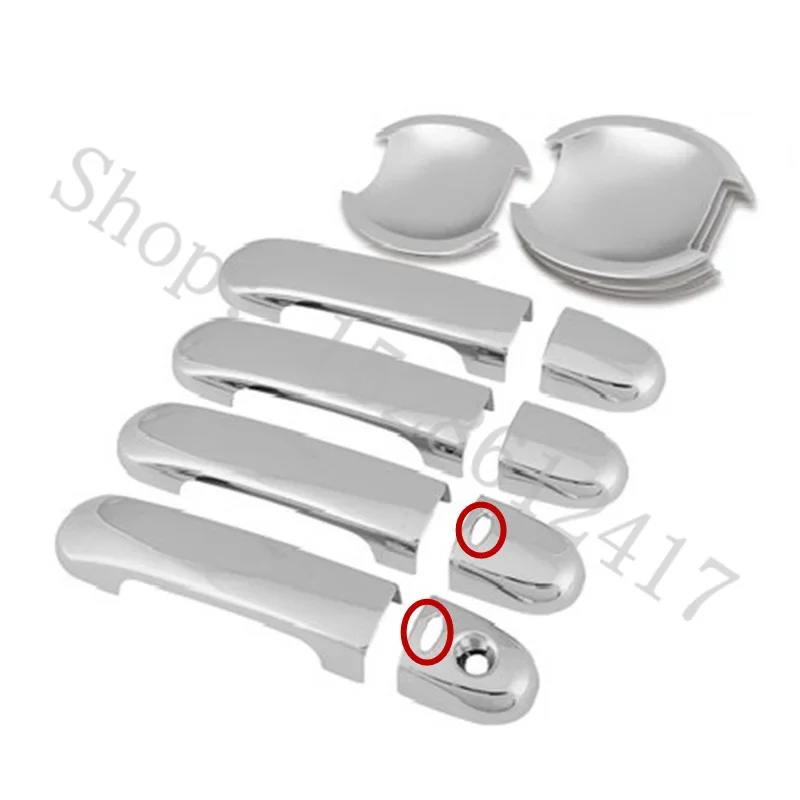

For Nissan Versa Tiida Latio 2005-2010 ABS Door Handle Bowl Door handle Protective covering Cover Trim car door handle protector
