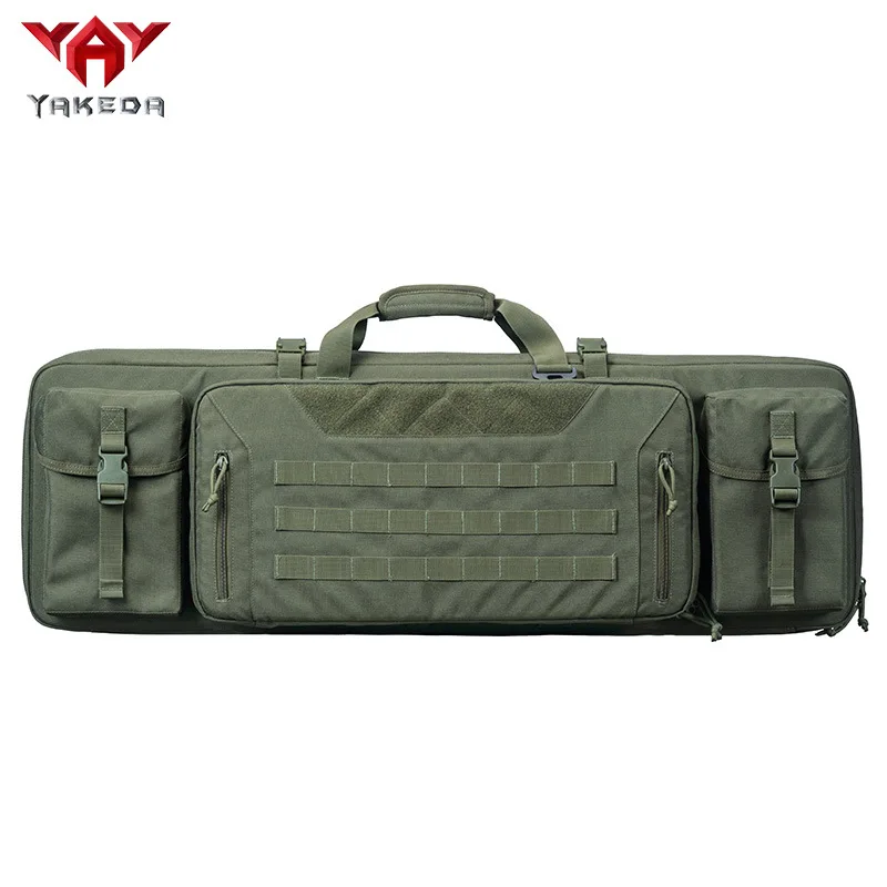 

YAKEDA tactico equipment knight training hunting padded carrying gear tactical soft case double range bag