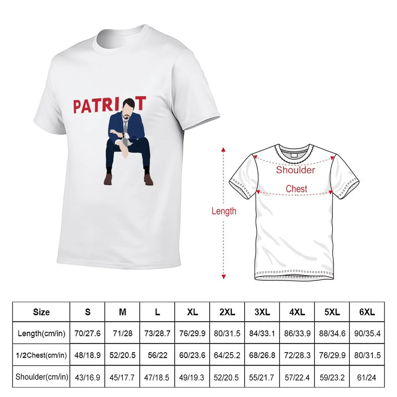 New Patriot - Amazon Prime TV Show T-Shirt blanks quick-drying plus sizes basketball graphic tees men workout shirt