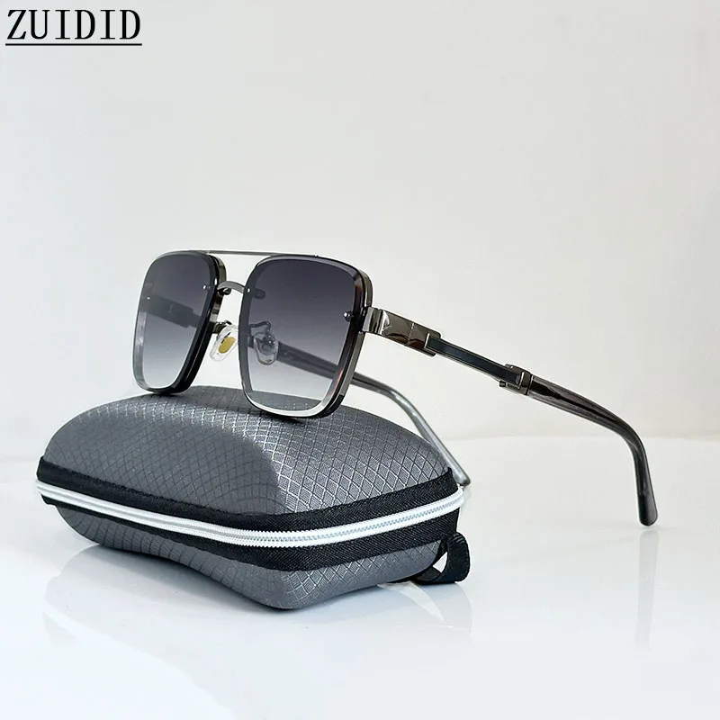 Luksusowe okulary przeciwsłoneczne dla mężczyzn Vintage kwadratowe okulary przeciwsłoneczne damskie okulary w stylu retro Luxe Gafas De Sol Hombre Lunette Soleil Femme
