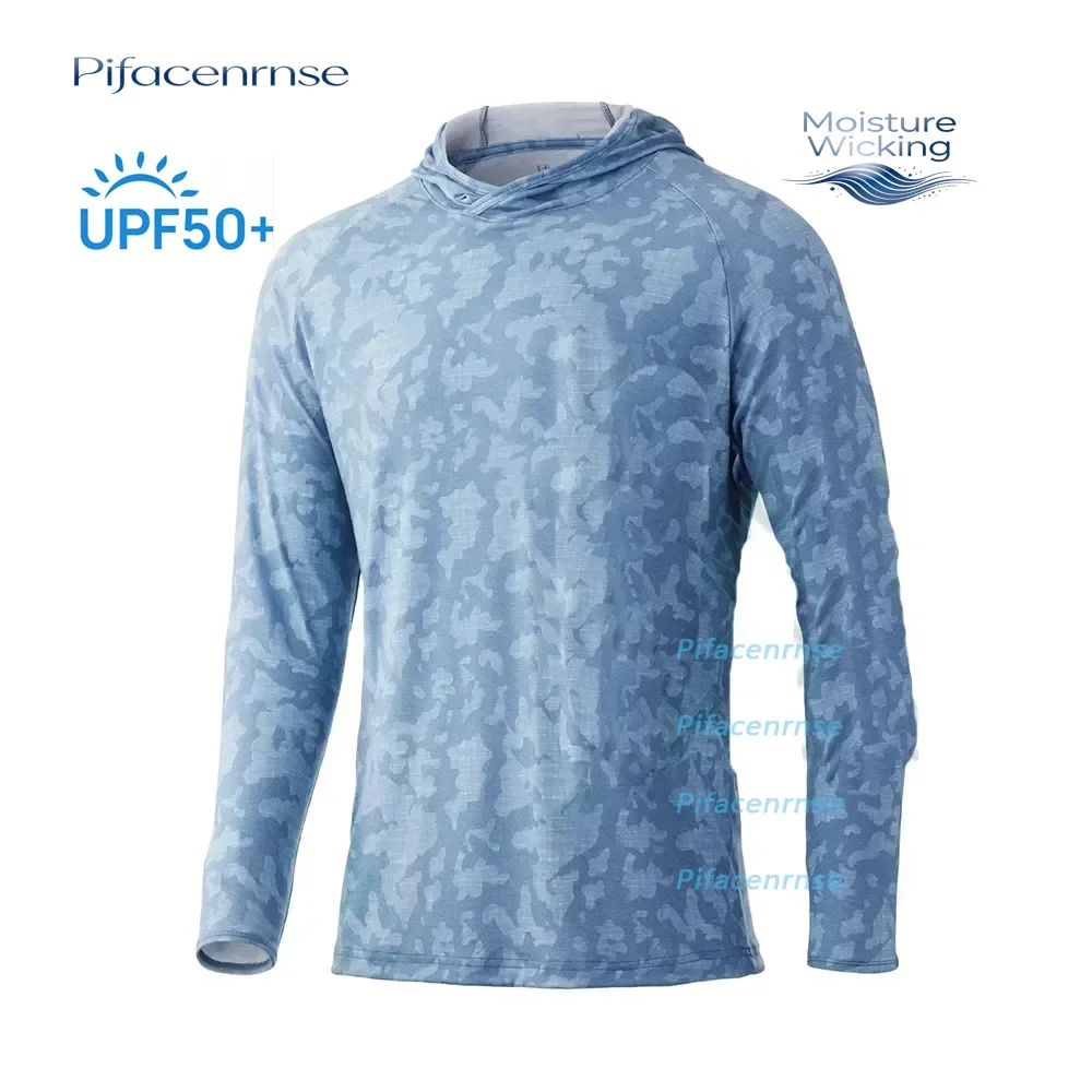Camisa de Pesca de Verão de Manga Longa, Camisa de Desempenho para Pesca, Anti-UV, Respirável, Camisa de Pesca