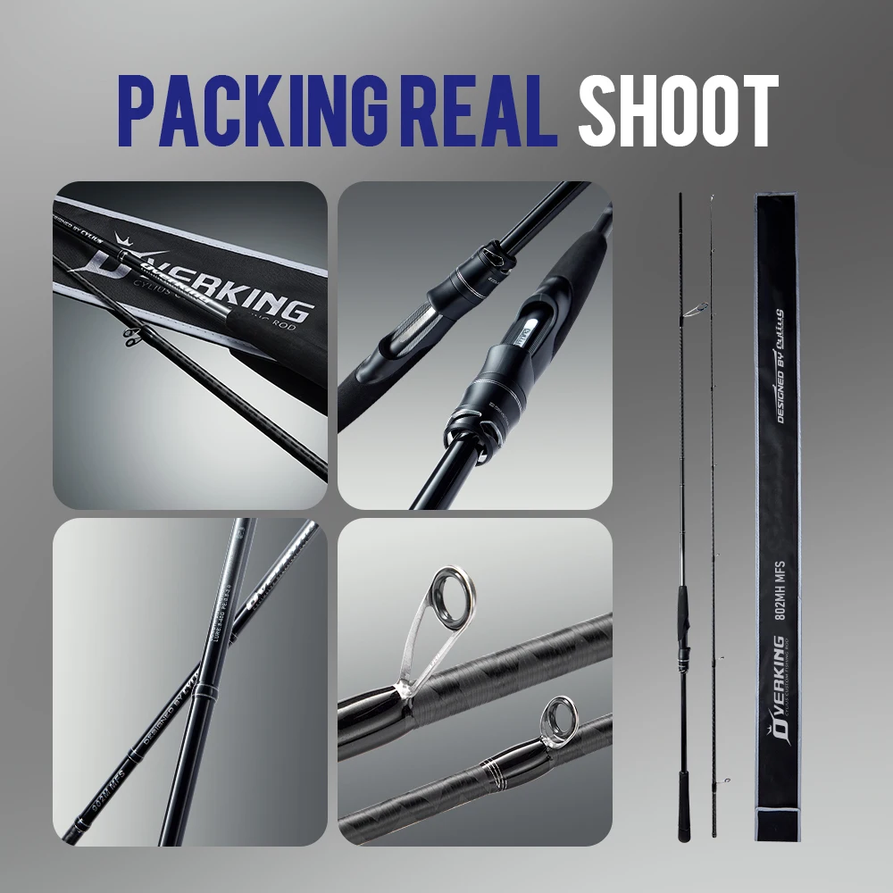 Caña Soloking Overking Longcast – Carbono 40T ultraligero para lubina - imagen 4