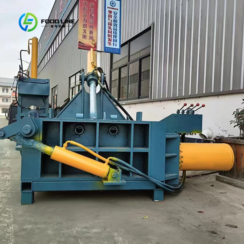 Customized Heavy Duty Hydraulic Metal Compactor Scrap Iron Processing Industrial Waste Compression Machine