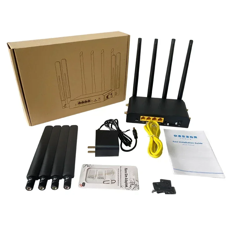 기가비트 Z6001AX-M2-T WIFI6 무선 라우터, IPQ6000 + QCN5022 + QCN5052 칩셋, 1800Mbps 속도