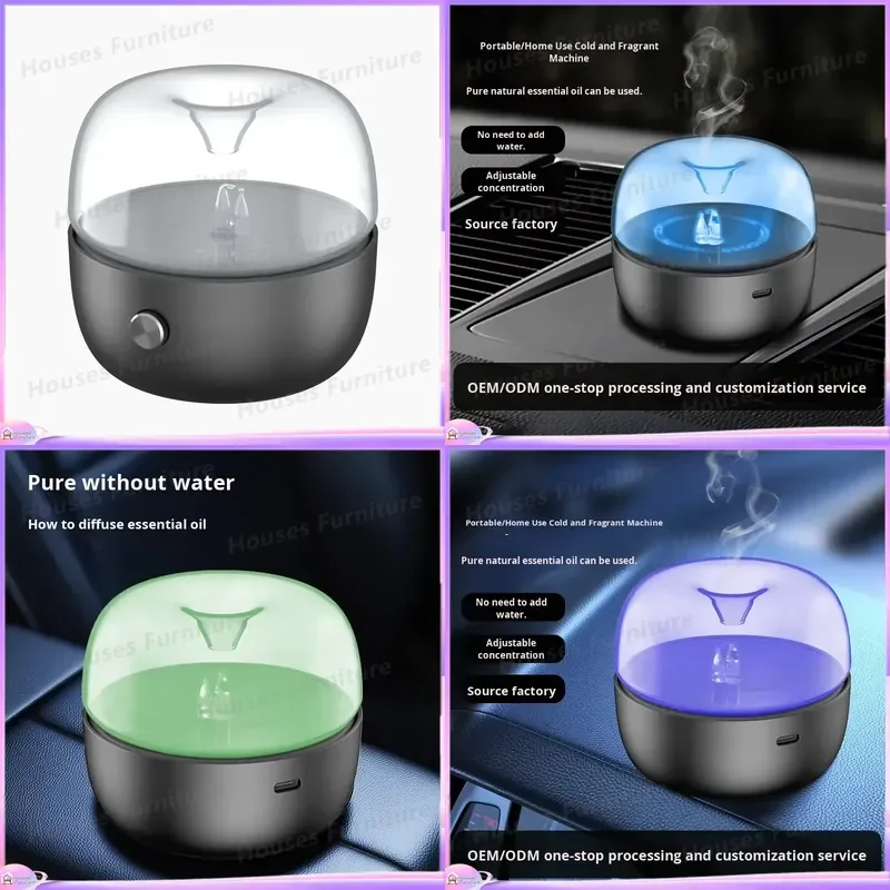 230 Car Aromatherapy Diffuser USB Essential Oil Humidifier Colorful LED Night Light Home Bedroom Air Purifier Mist Maker