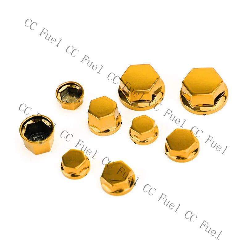 C+ 30x CoFORchi a vite oro FOR moto scooter moped hexagon socket screw covers T9