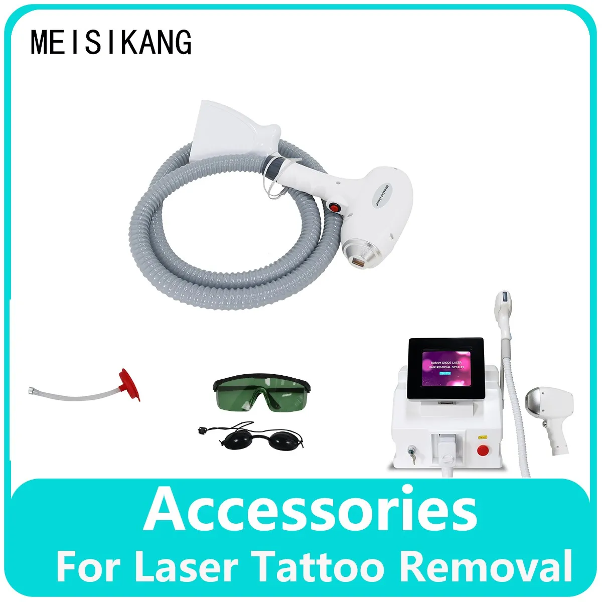 

A full set of accessories For Laser Tattoo Removal Beauty Machine 808nm Diode Professional Laser Hair Removal Picosecond Machine