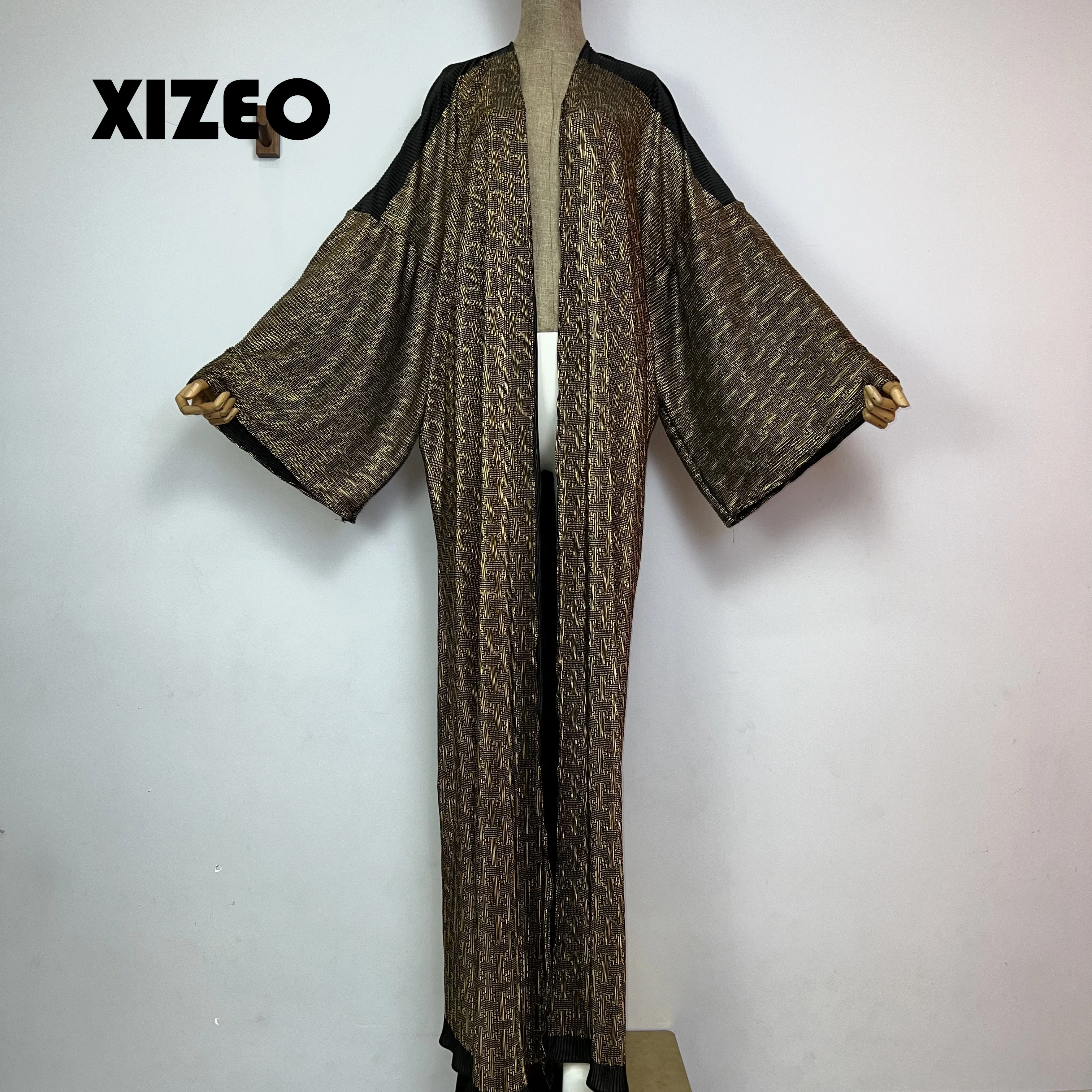 

XIZEO 2023 Sexy Fringe Tassel Mesh Sheer Shiny Knitted Tunic Beach Cover Up Cover-ups Beach Dress Beach Wear Beachwear Female