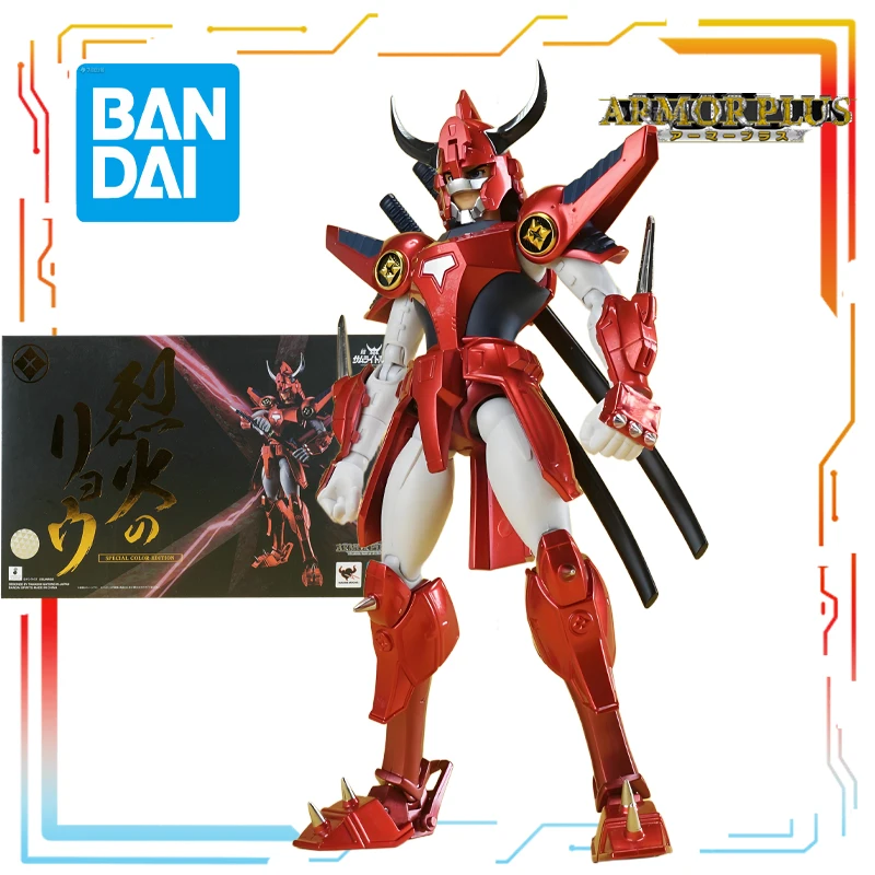 Entrega direta em estoque bandai original armadura plus série móvel ronin guerreiros anime figura modelo brinquedos modelo presentes para meninos