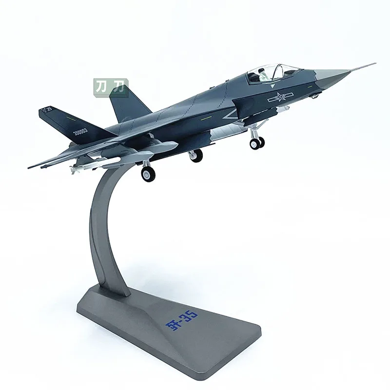 Die Cast 1:72 Scale China Air Force J35 Fighter Aircraft Model Alloy Military Plane Model Collection Toy Gift Display