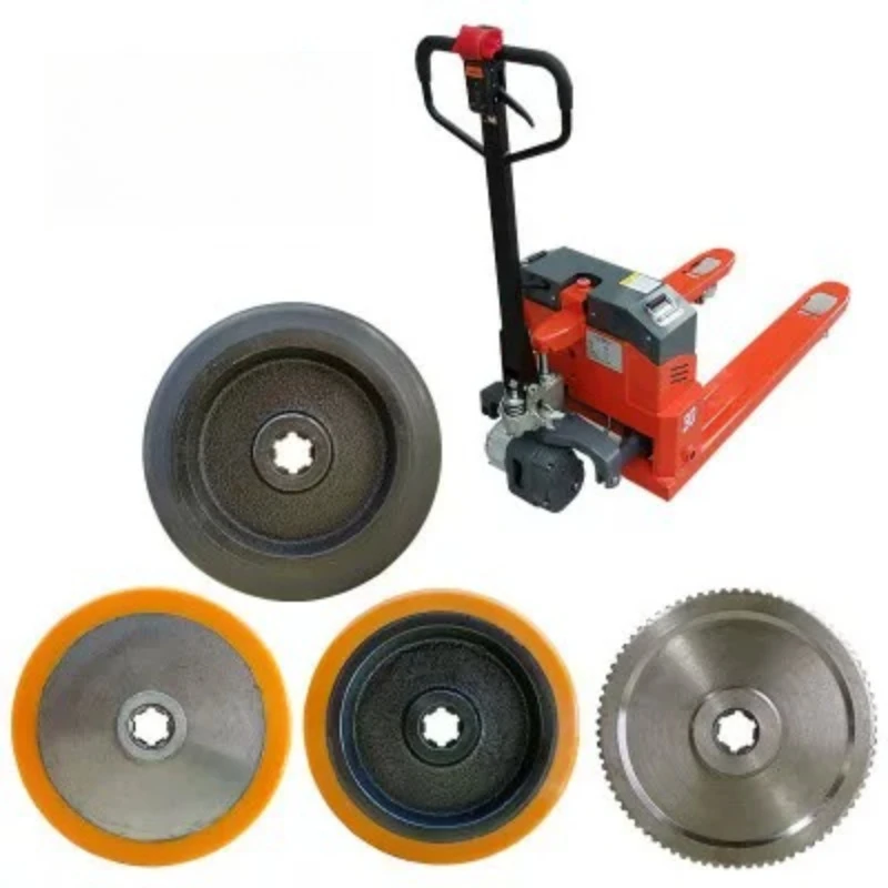

Electric forklift ground cow wheel inner six-tooth drive wheel