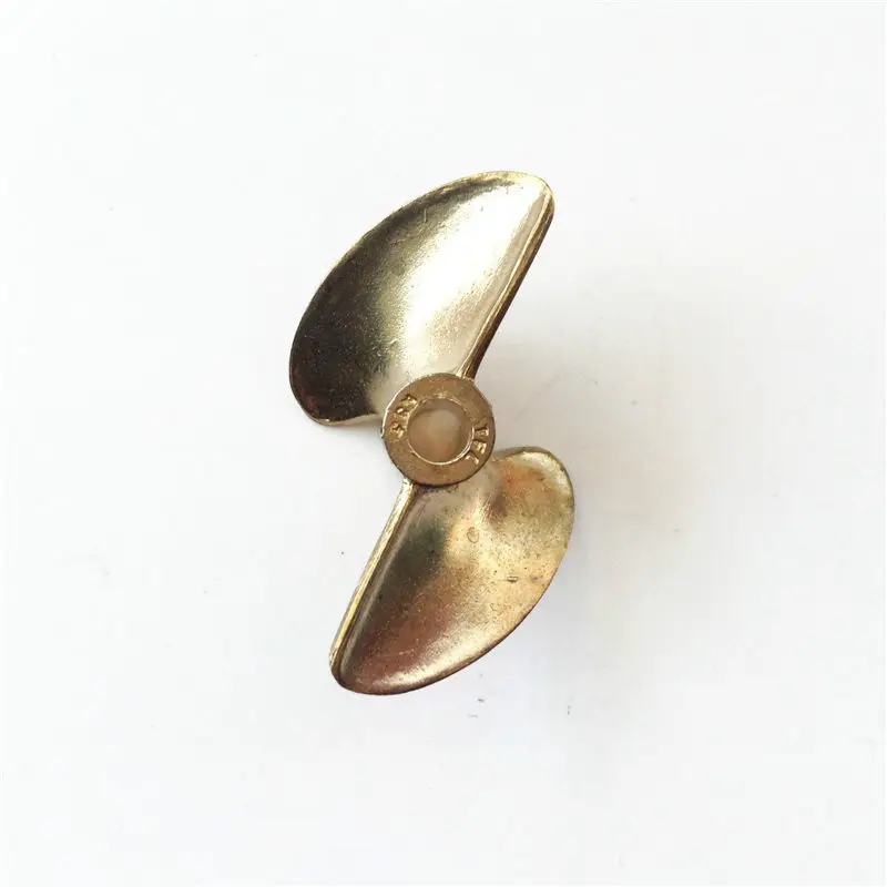 435 2-Blade Brass Propeller, 35mm Dia 1.4 Pitch 4mm Bore for Brushless RC Boat