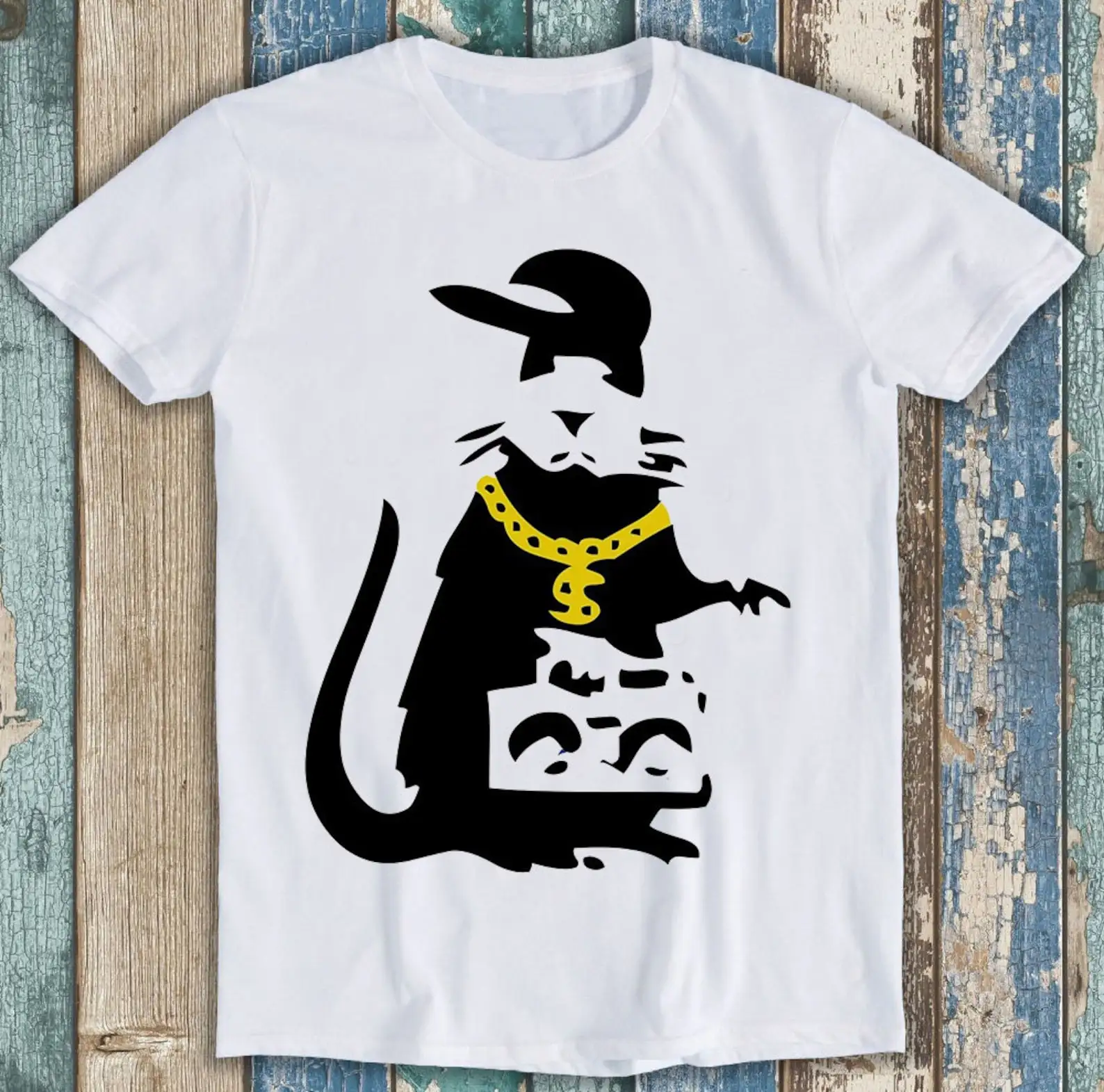 Banksy Gangsta Rat Best Seller Funny Meme Top Gift Tee T Shirt