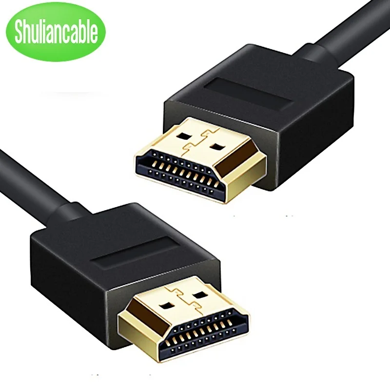 

Shuliancable HDMI высокоскоростной штекер-штекер 2,0 1080P 3D для Apple TV xbox компьютера 1 М 1,5 м 2 м 3 м 5 м 7,5 м 10 м