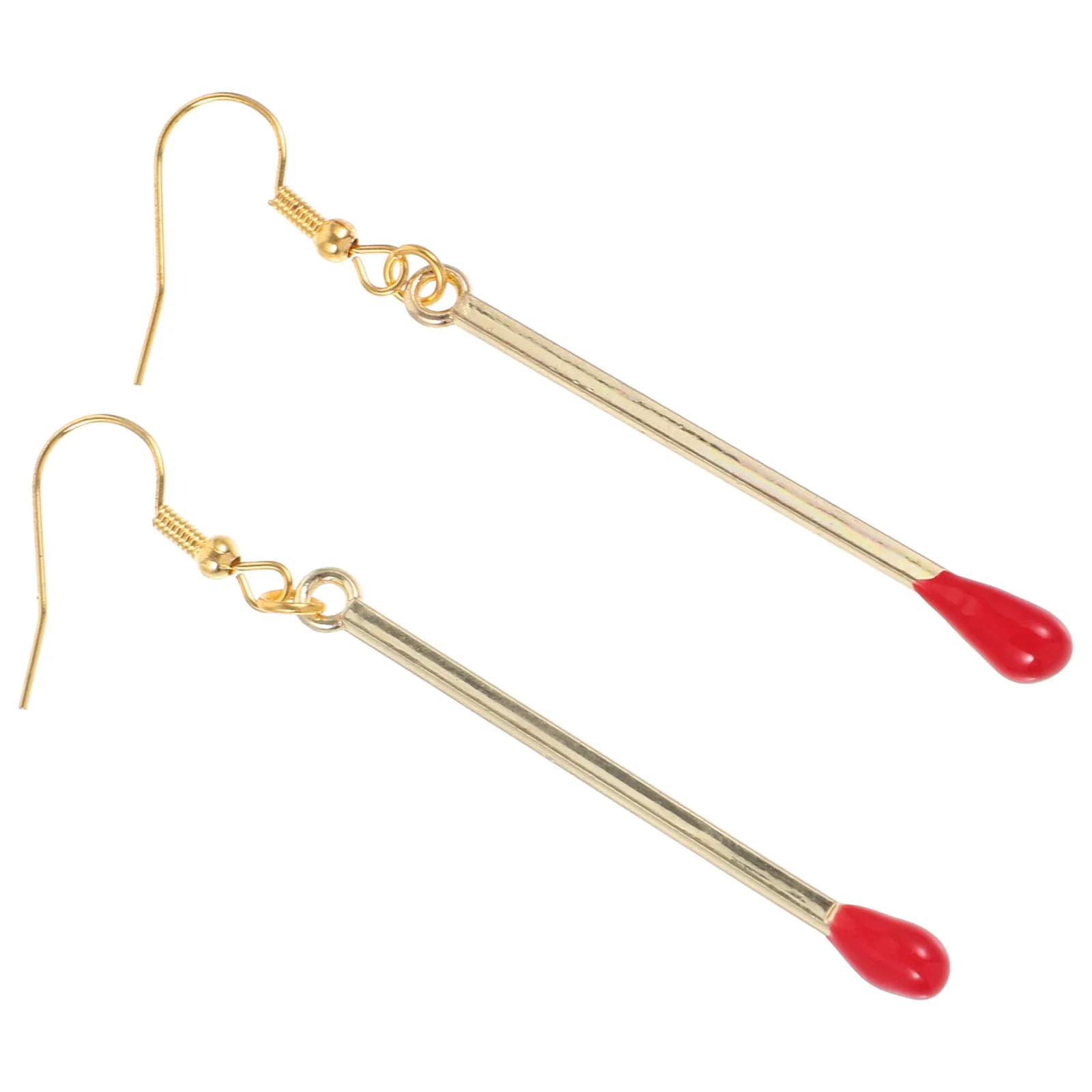 Novelty Match Drop Earrings Party Dress Dangle of The Lid Nightclub Matchstick Style Alloy Girls Pendant